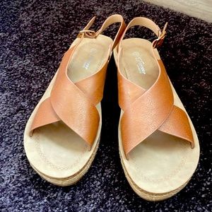 Brown espadrilles